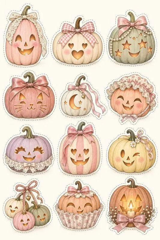 Coquette Halloween Cliparts
