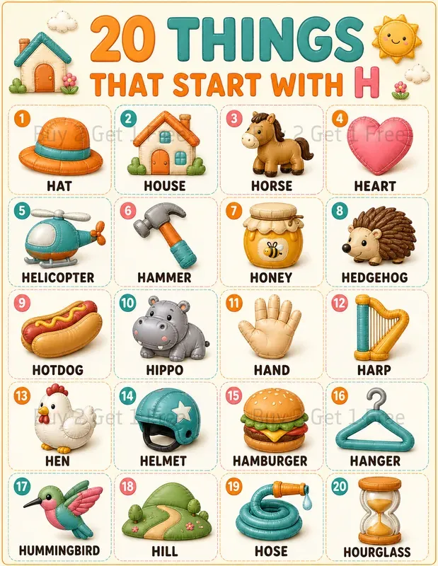 Printable Abc Vocabulary Posters