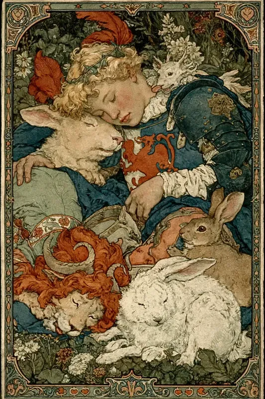 Vintage Folklore Art Nouveau Stories