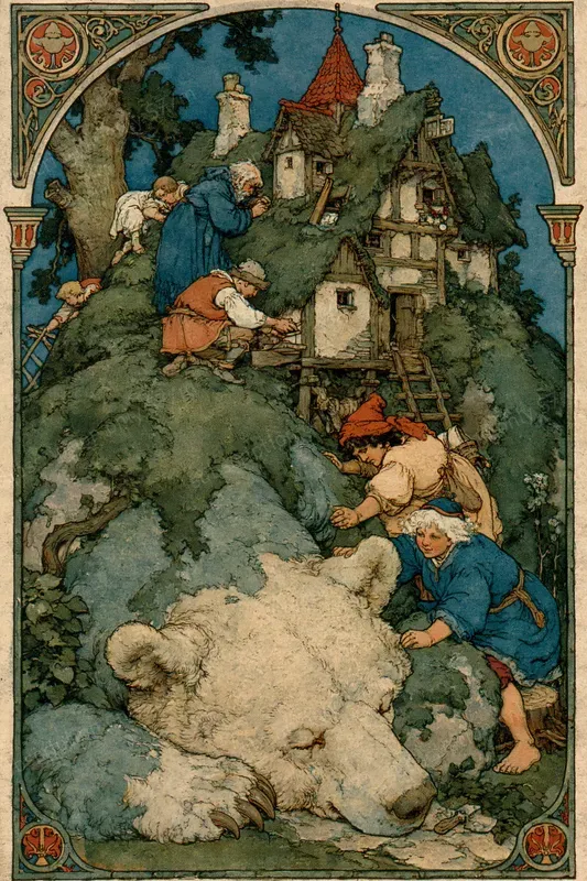 Vintage Folklore Art Nouveau Stories