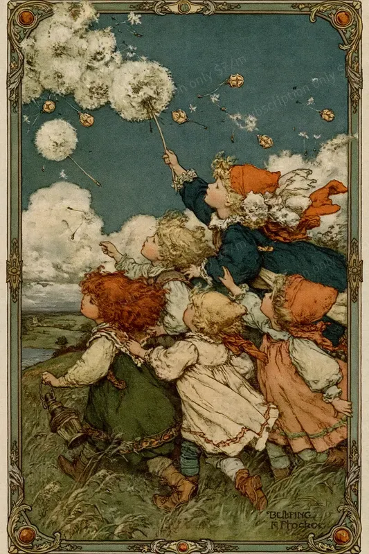 Vintage Folklore Art Nouveau Stories