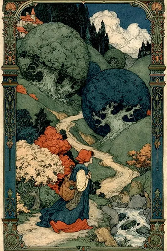 Vintage Folklore Art Nouveau Stories