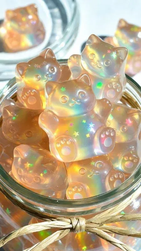 Cute Jiggly Jelly Cat Desserts