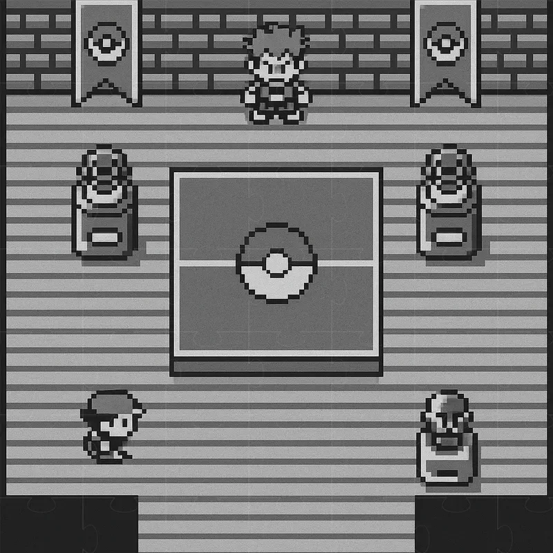 Topdown Pixel Art Gameboy Pokemon