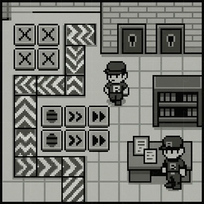 Topdown Pixel Art Gameboy Pokemon