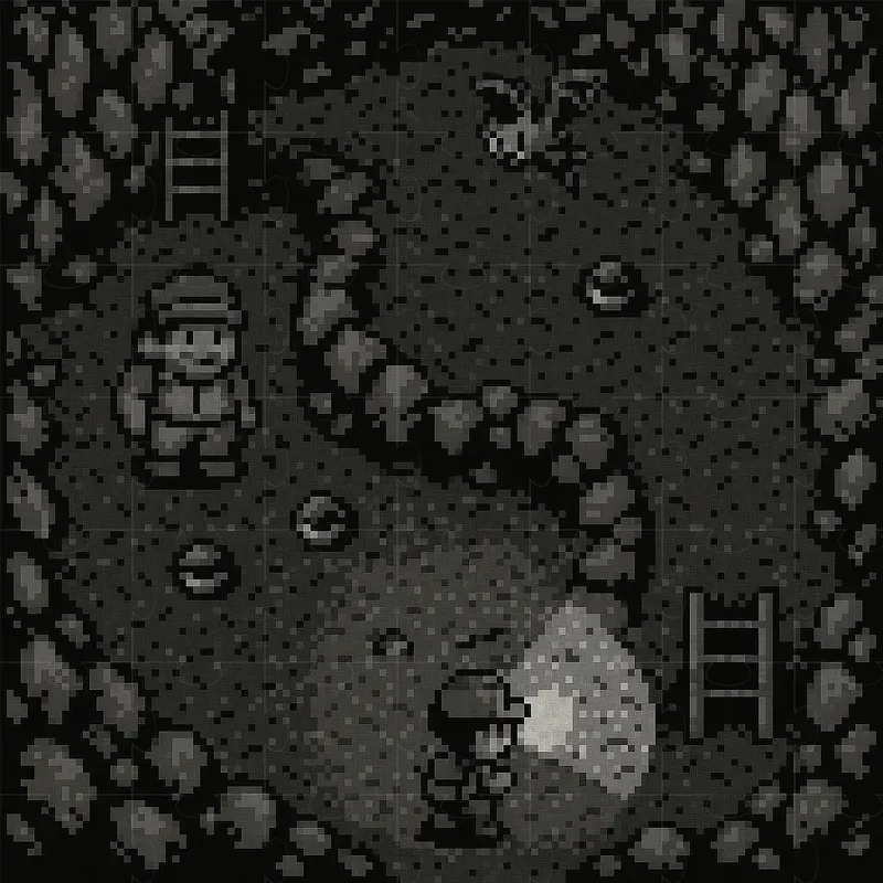 Topdown Pixel Art Gameboy Pokemon