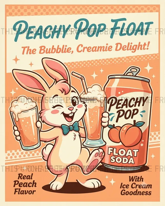 Retro Product Mascot Ads