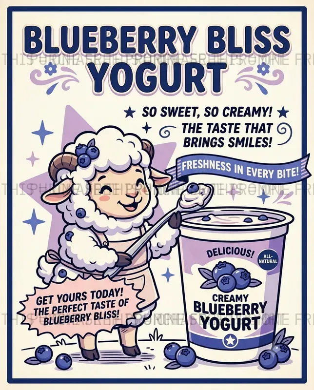 Retro Product Mascot Ads