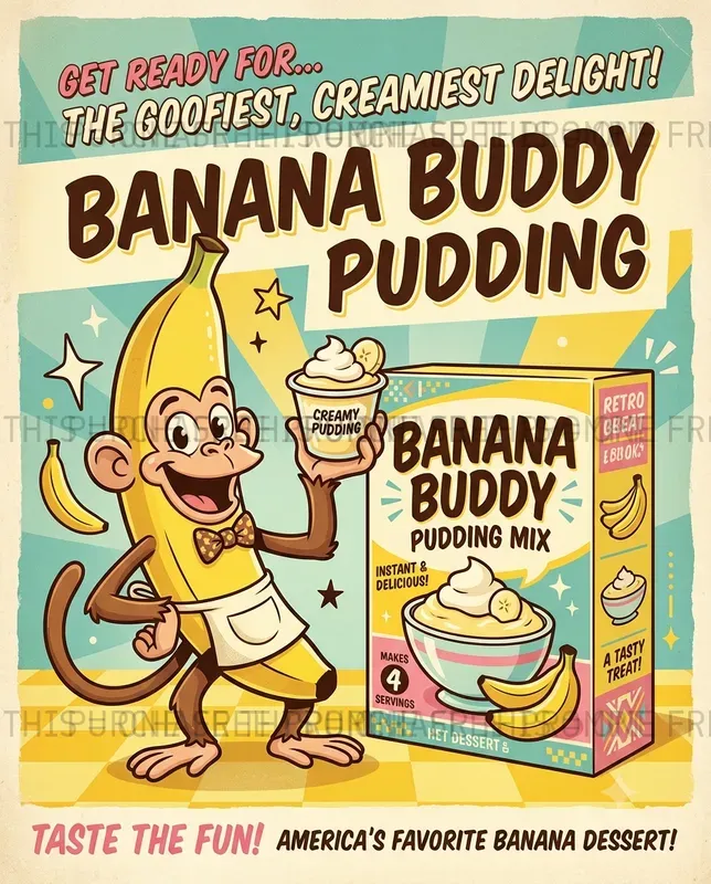 Retro Product Mascot Ads