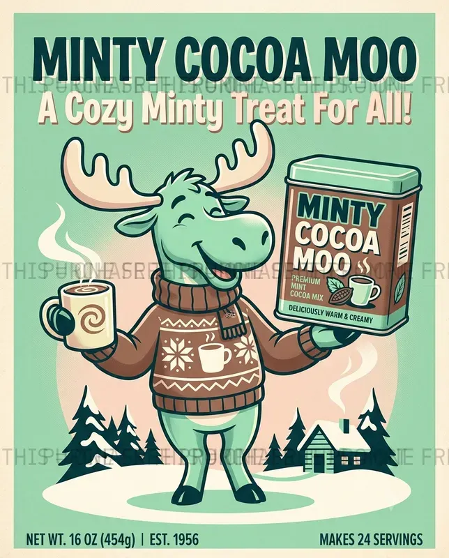 Retro Product Mascot Ads