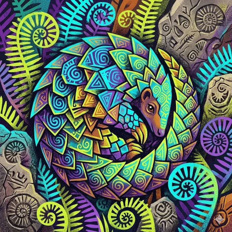 Quirky Stylized Wildlife Animal Art