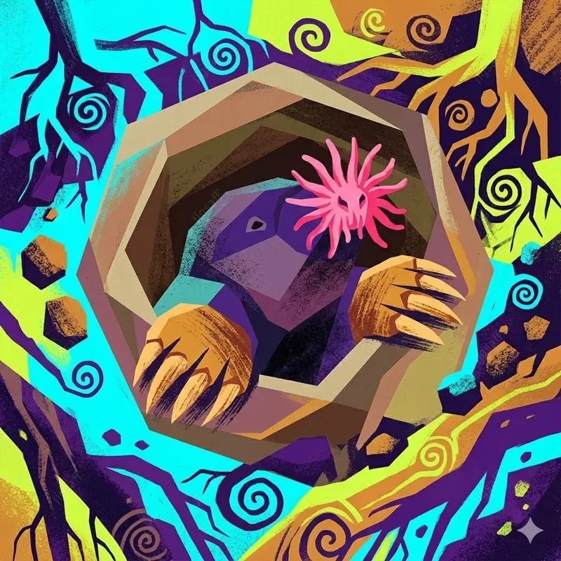 Quirky Stylized Wildlife Animal Art