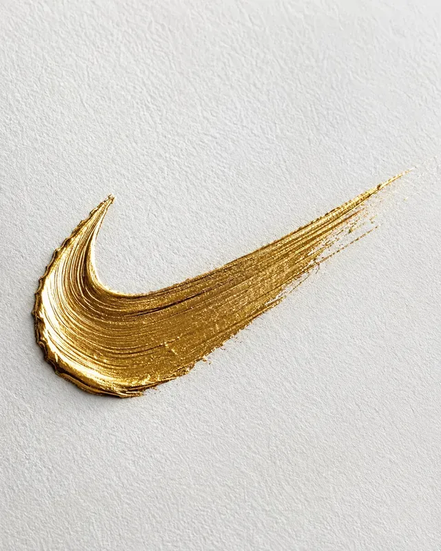 Gold Brushstroke Logo Generator
