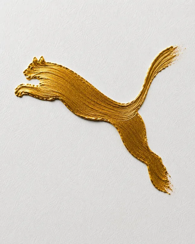 Gold Brushstroke Logo Generator