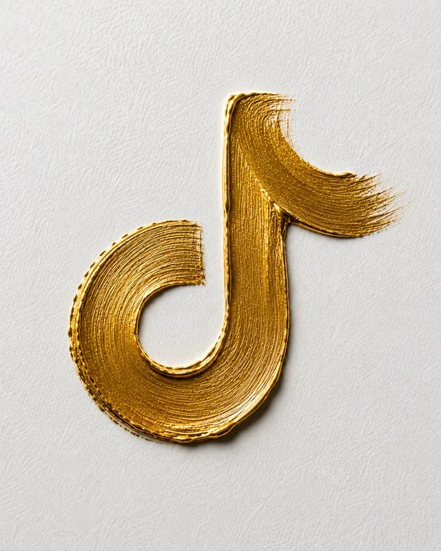 Gold Brushstroke Logo Generator