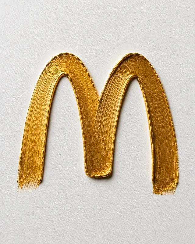 Gold Brushstroke Logo Generator