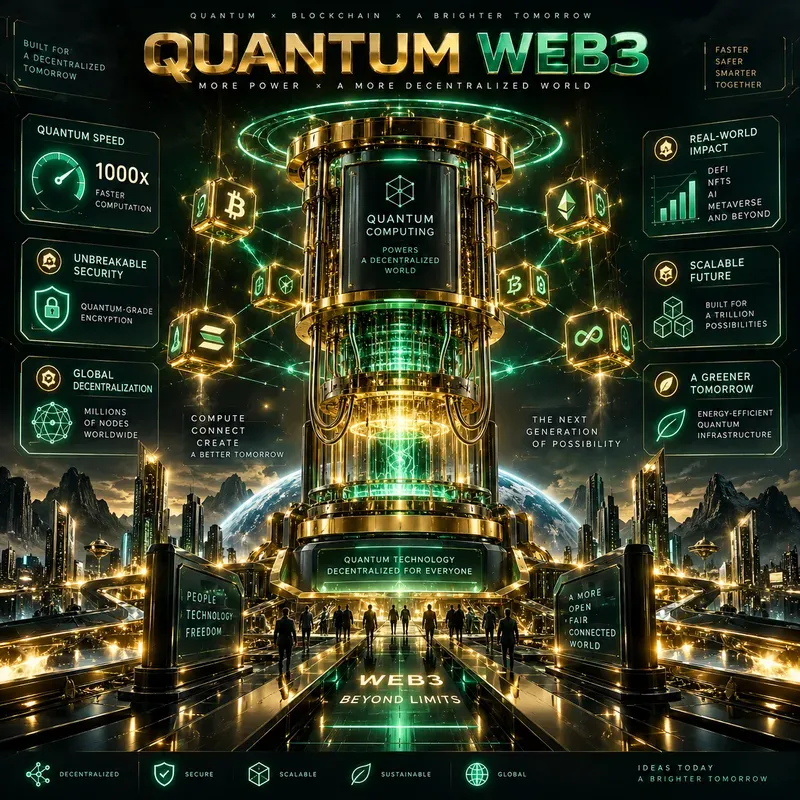 Epic Futuristic Web3 Infographic Posters