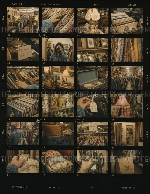 Retro Film Proof Sheets