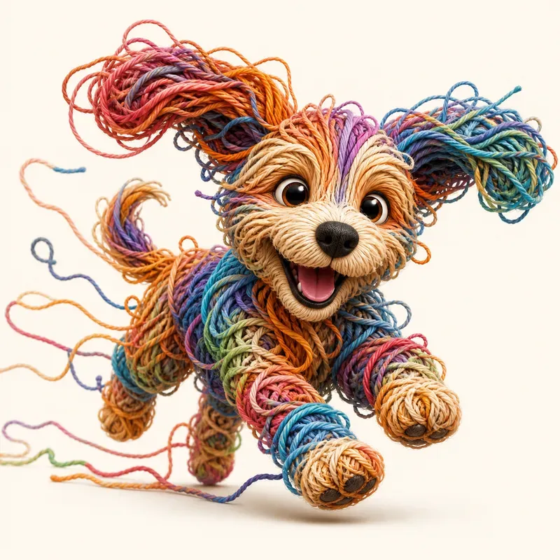 Yarn Tangle Animals