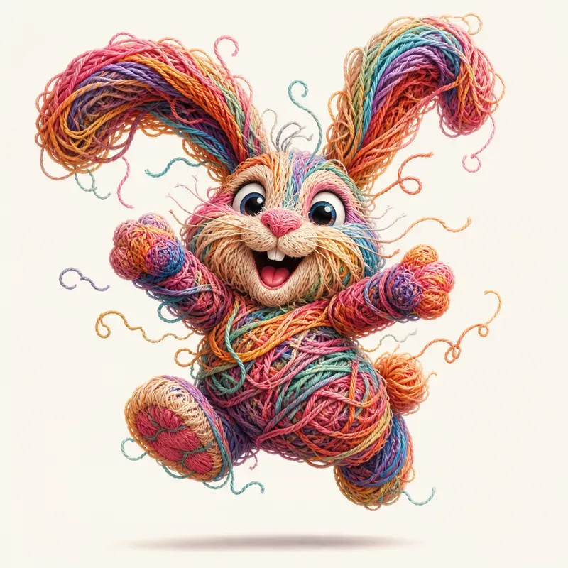 Yarn Tangle Animals