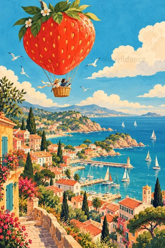 Storybook Sky Voyage Nursery Prints