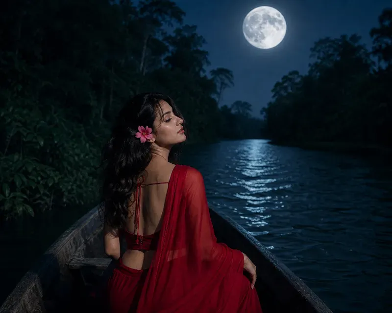 Moonlight River Forest Portraits