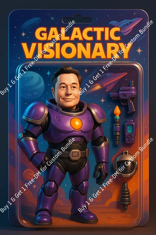 Celebrity Action Figure Blister Packs