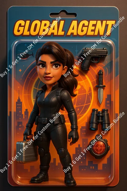 Celebrity Action Figure Blister Packs