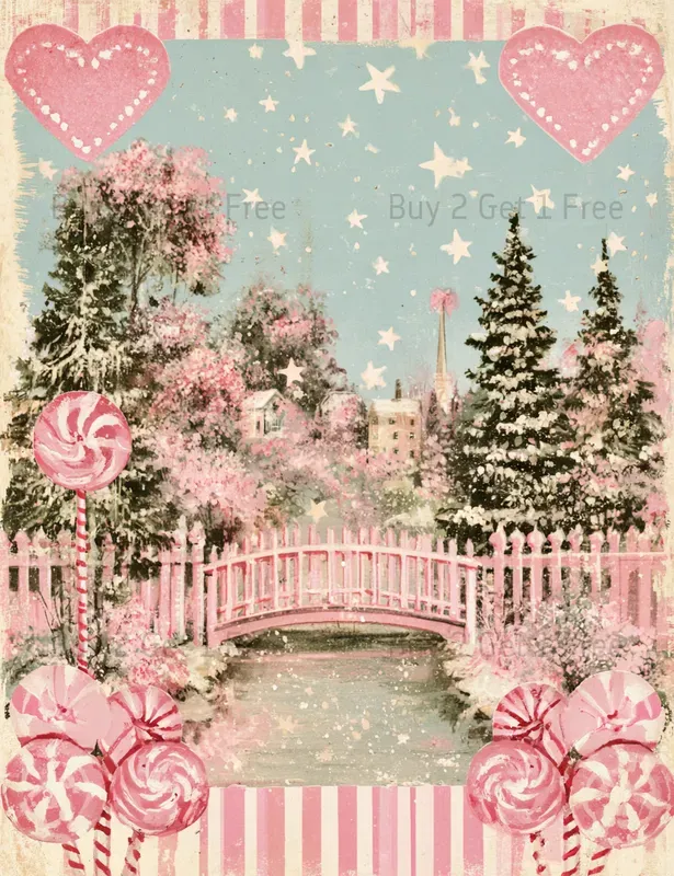 Candy Cane Clubhouse Junk Journals