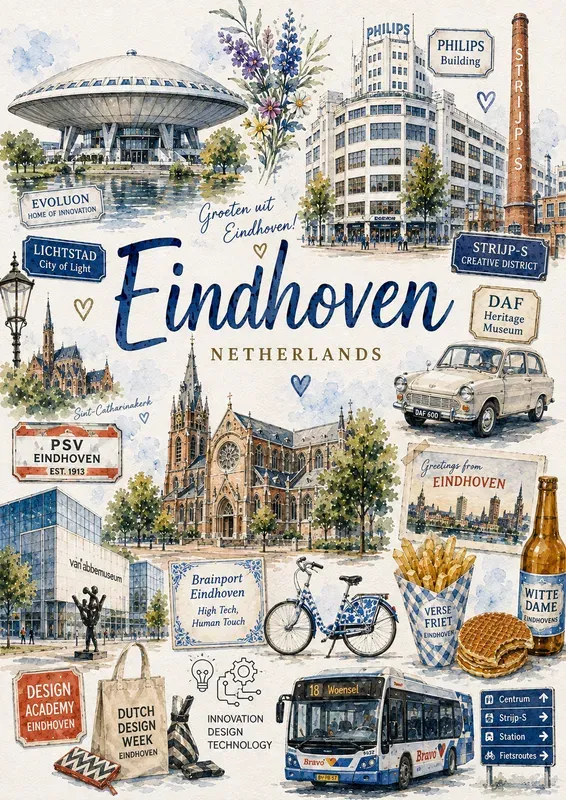 Watercolor City Travel Posters