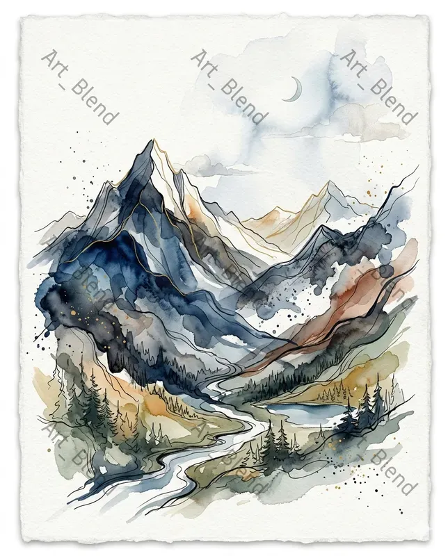 Abstract Ink Flows