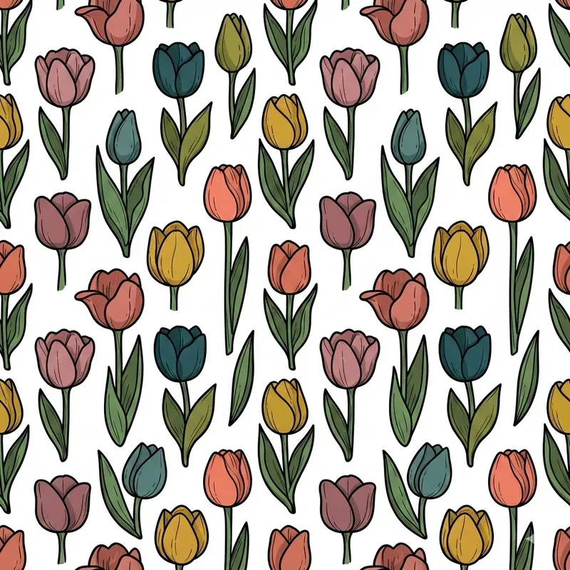 Clean Celshaded Seamless Patterns
