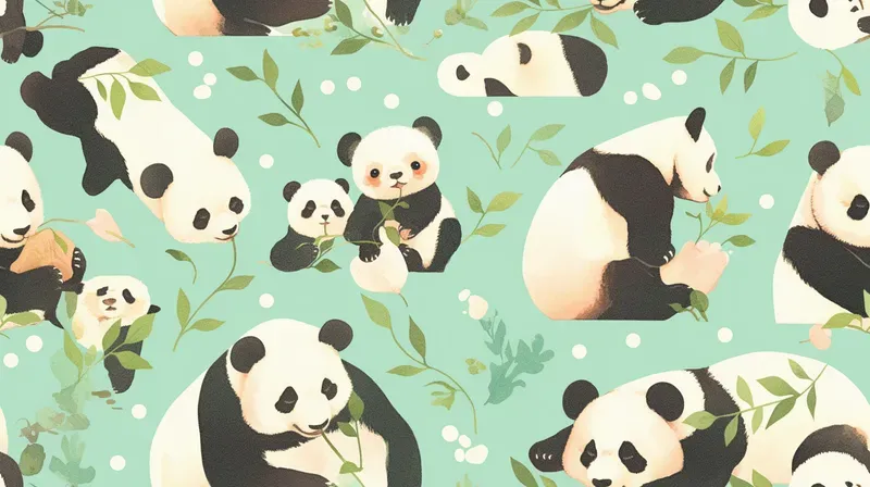 Mint Polka Watercolor Animal Tiles