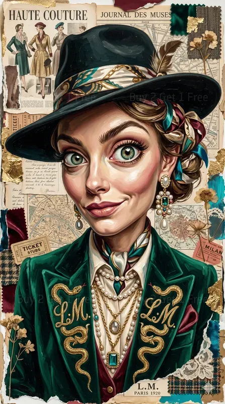 Celebritystyle Caricature Portraits