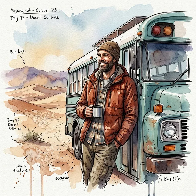 Vibrant Watercolor Travel Blogger Avatars