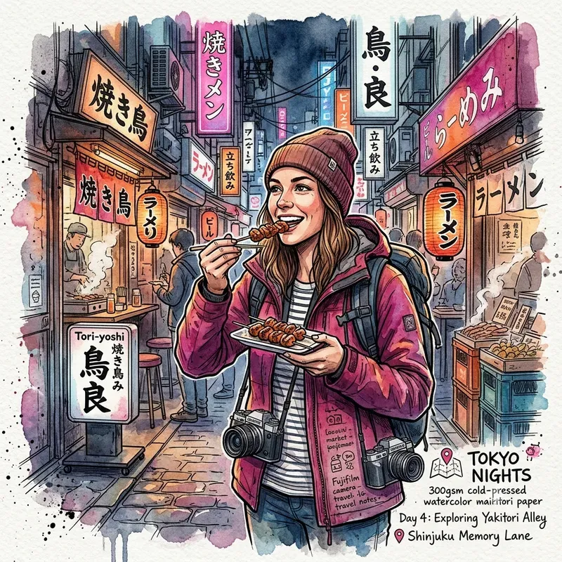 Vibrant Watercolor Travel Blogger Avatars