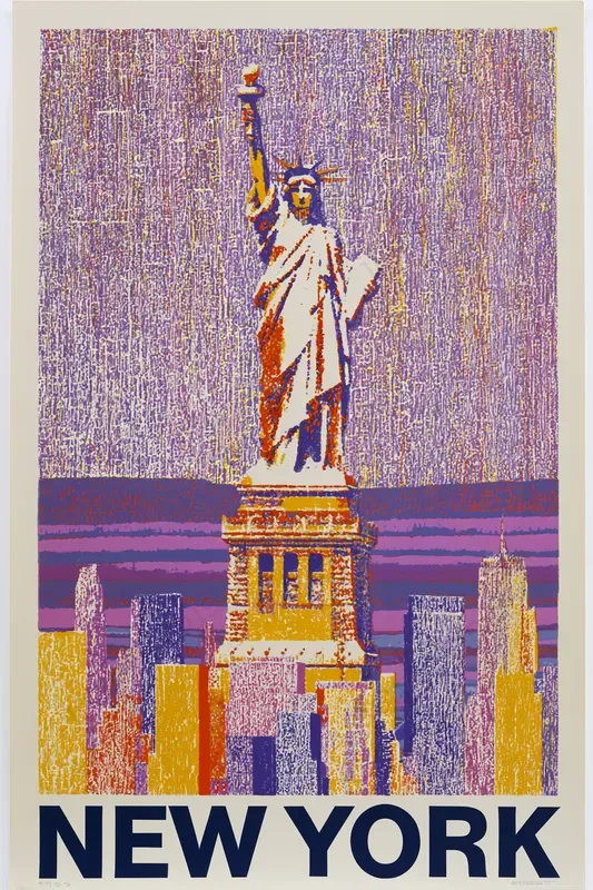 Retro Screen Print Travel Posters