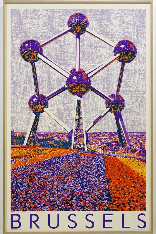 Retro Screen Print Travel Posters