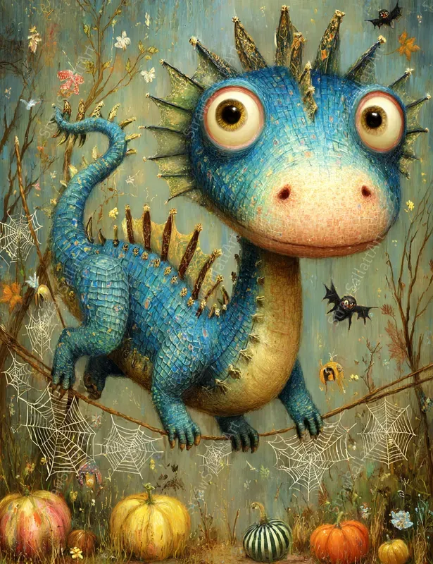 Enchanting Halloween Characters Ephemera