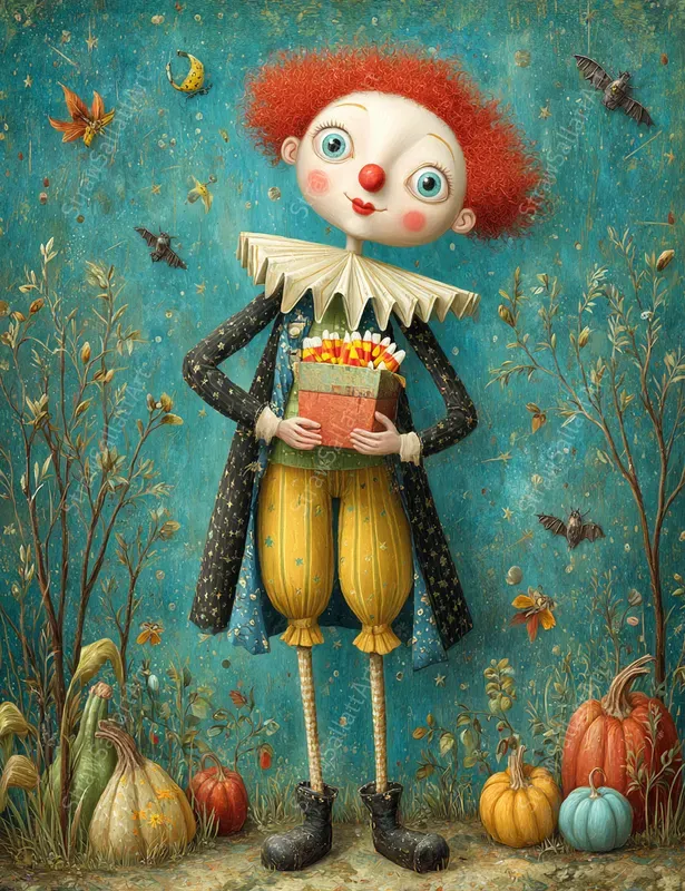 Enchanting Halloween Characters Ephemera