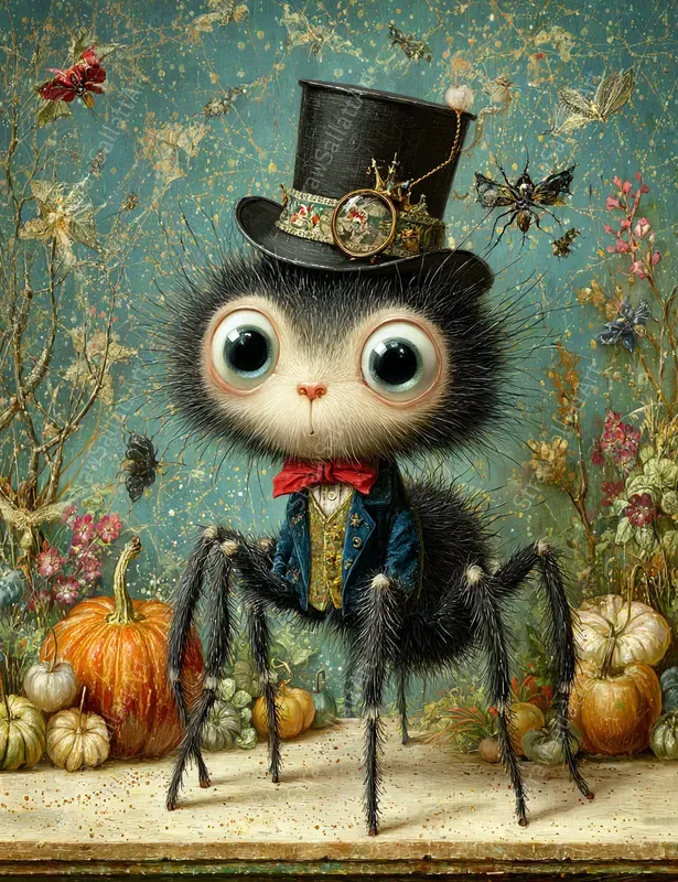 Enchanting Halloween Characters Ephemera