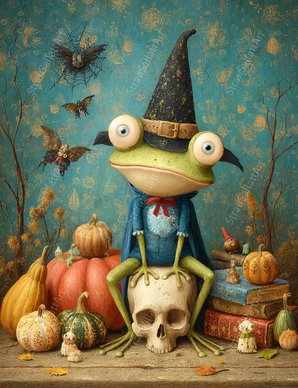 Enchanting Halloween Characters Ephemera