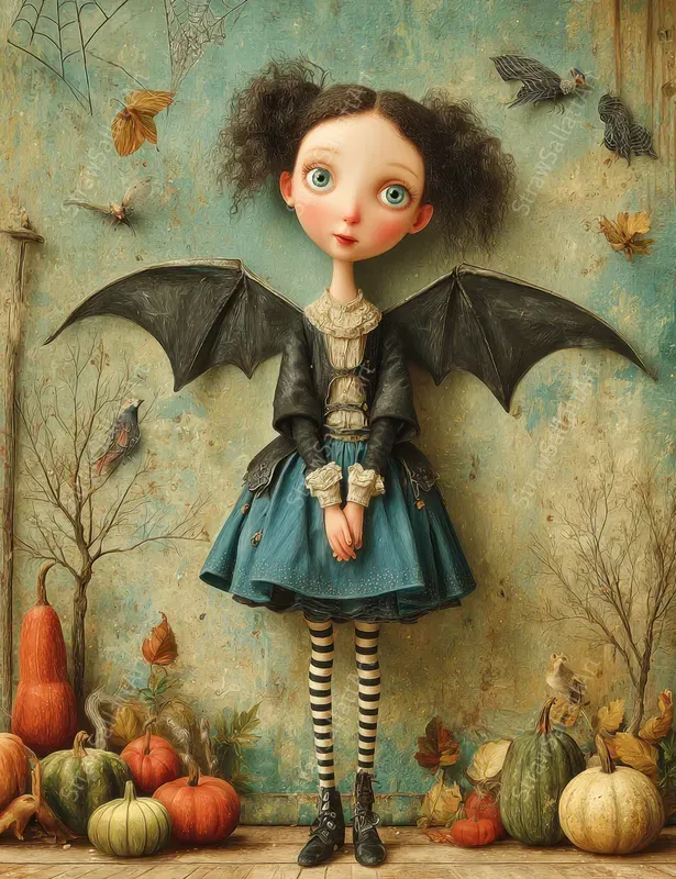 Enchanting Halloween Characters Ephemera