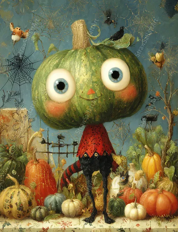 Enchanting Halloween Characters Ephemera