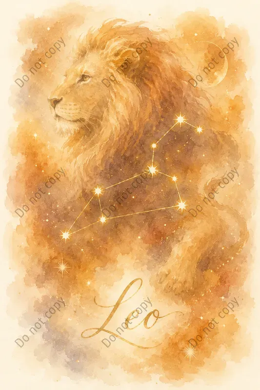 Watercolor Zodiac Constellation Prints