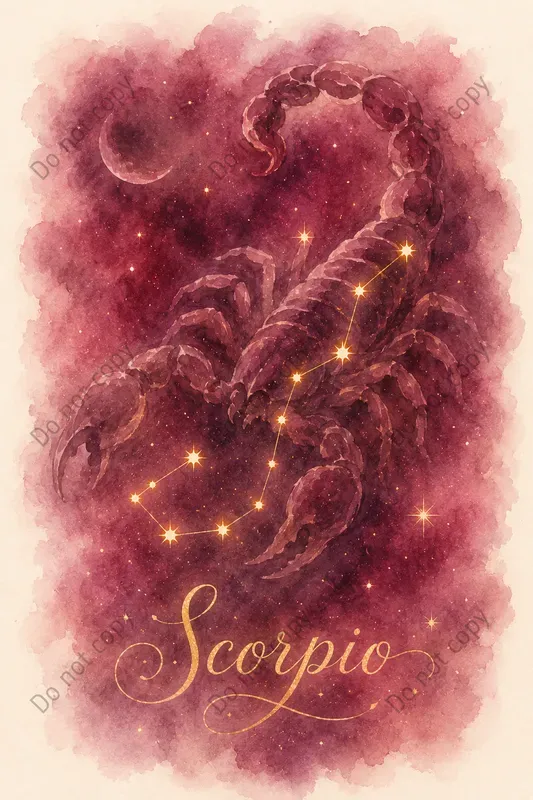 Watercolor Zodiac Constellation Prints