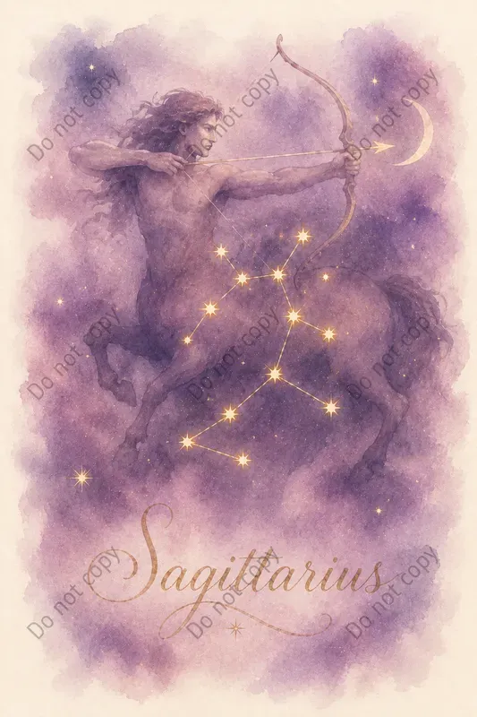Watercolor Zodiac Constellation Prints
