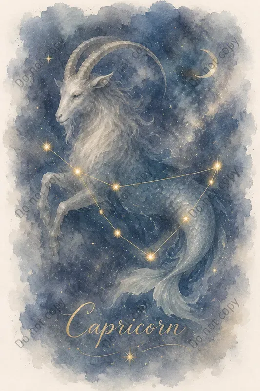 Watercolor Zodiac Constellation Prints