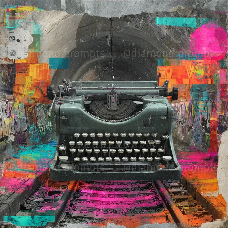 Neon Punk Collages