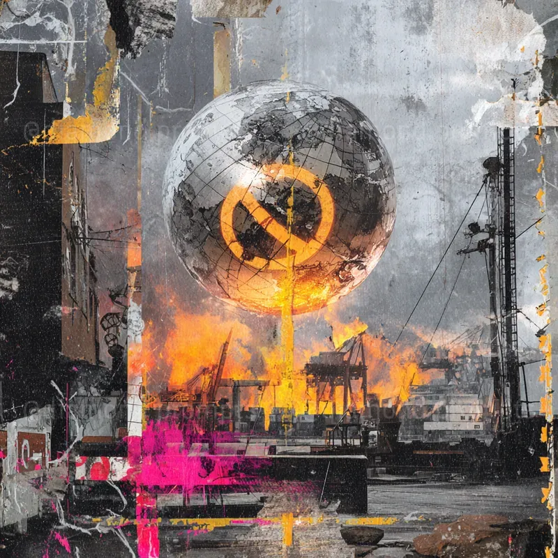 Neon Punk Collages